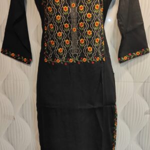 Women’s/Girl’s Cotton Blend Sraight Cut Kurti